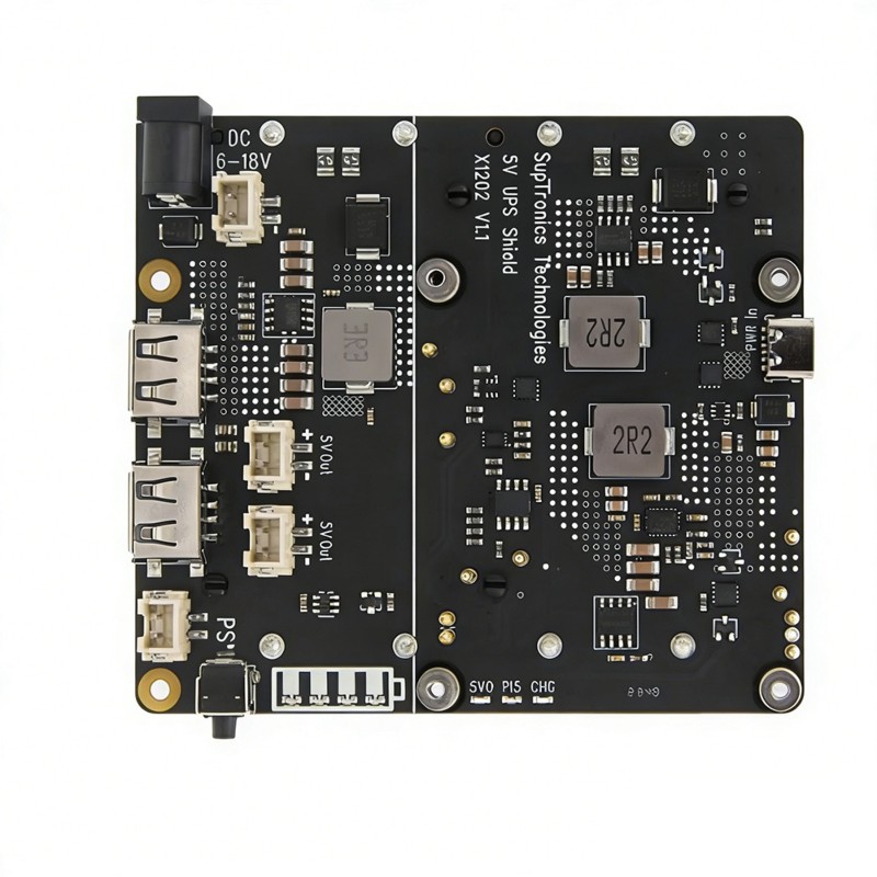 Raspberry Pi Uninterrupted Power Supply Ups 18650 - A85P X1202 UPS Kartı, 4 hücreli