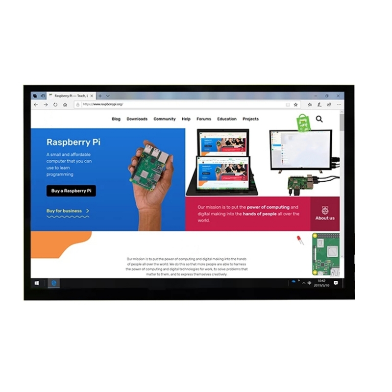 Raspberry Pi 10.1 Inch Capacitive Touch Screen Ips - Yeni 10.1 inç 1280x800 IPS LCD