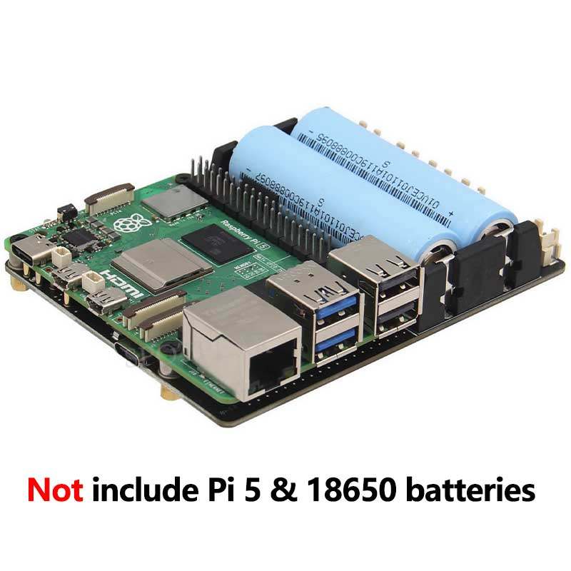 Raspberry Pi 5 18650 UPS Kartı - Raspberry Pi Uninterrupted Power Supply Ups 18650 incelemesi ve fiyatı