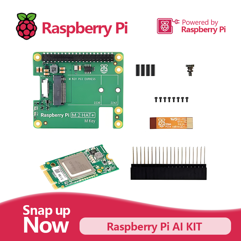 Resmi ahududu Pi 5 AI kiti ahu - Raspberry Pi Ai Kit Hailo-8L incelemesi ve fiyatı