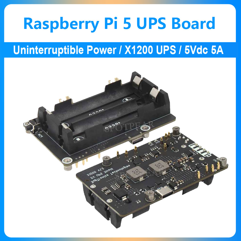 Raspberry Pi 5 UPS Genişletme  - Raspberry Pi Uninterrupted Power Supply Ups 18650 incelemesi ve fiyatı
