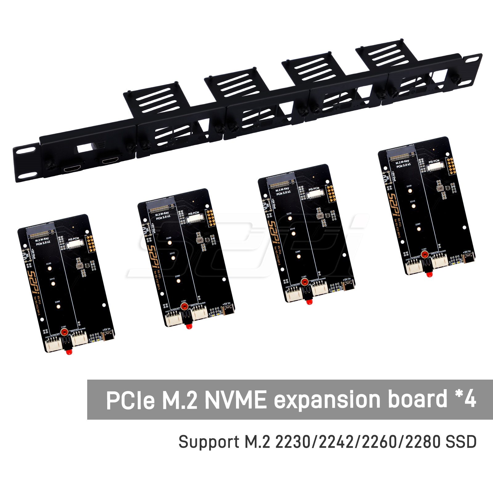 52Pi 1U Raf Montajlı Çelik Bra - Raspberry Pi Rackmount 1U 19 Inch incelemesi ve fiyatı
