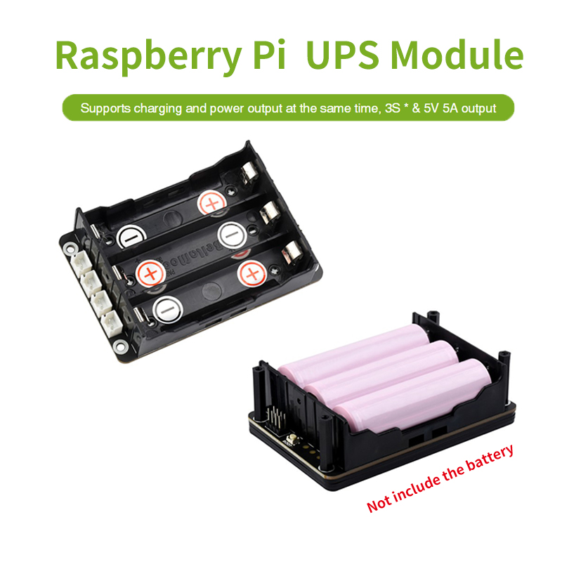 Raspberry Pi 5 UPS HAT, 18650  - Raspberry Pi Uninterrupted Power Supply Ups 18650 incelemesi ve fiyatı